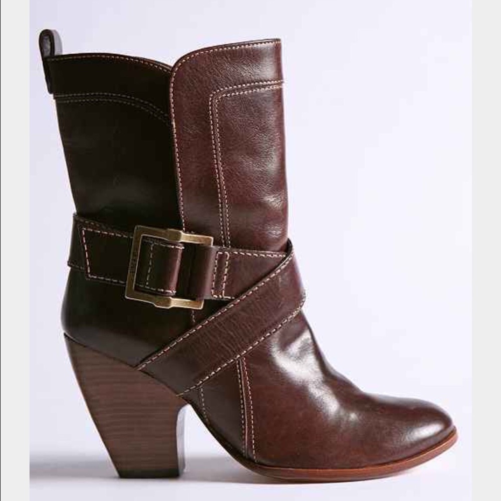 Frye Andrea Dark Brown booties